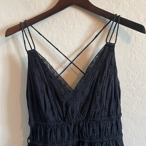 Ulla Johnson Freya Circle Jacquard Tiered Cotton Dress - Picture 4 of 8